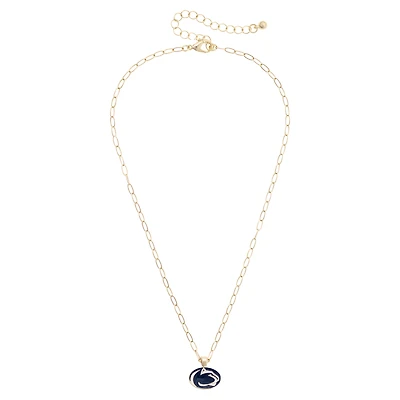 Women's CANVAS Style Penn State Nittany Lions 18K Gold-Plated Enamel Pendant Necklace