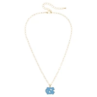 Women's CANVAS Style North Carolina Tar Heels 18K Gold-Plated Enamel Pendant Necklace