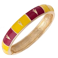 Women's CANVAS Style Arizona State Sun Devils Enamel Checkered Hinge Bangle