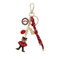 Women's CANVAS Style Cincinnati Bearcats 18K Gold-Plated Cluster Bag Charm