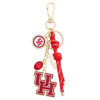 Women's CANVAS Style Houston Cougars 18K Gold-Plated Cluster Bag Charm