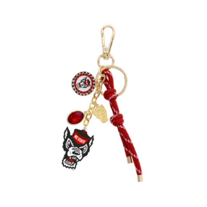 Women's CANVAS Style North Carolina Tar Heels 18K Gold-Plated Cluster Bag Charm