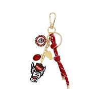 Women's CANVAS Style North Carolina Tar Heels 18K Gold-Plated Cluster Bag Charm