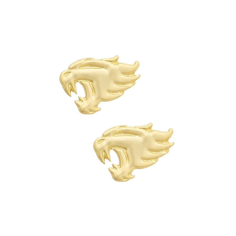 Women's CANVAS Style Kentucky Wildcats 24K Gold-Plated Stamped Earrings