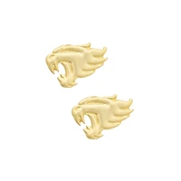 Women's CANVAS Style Kentucky Wildcats 24K Gold-Plated Stamped Earrings