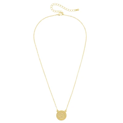 Women's CANVAS Style Alabama Crimson Tide 24K Gold-Plated Stamped Necklace
