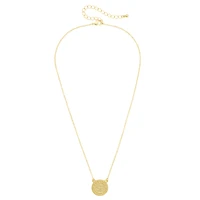 Women's CANVAS Style Alabama Crimson Tide 24K Gold-Plated Stamped Necklace