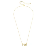 Women's CANVAS Style Florida State Seminoles 24K Gold-Plated Stamped Necklace