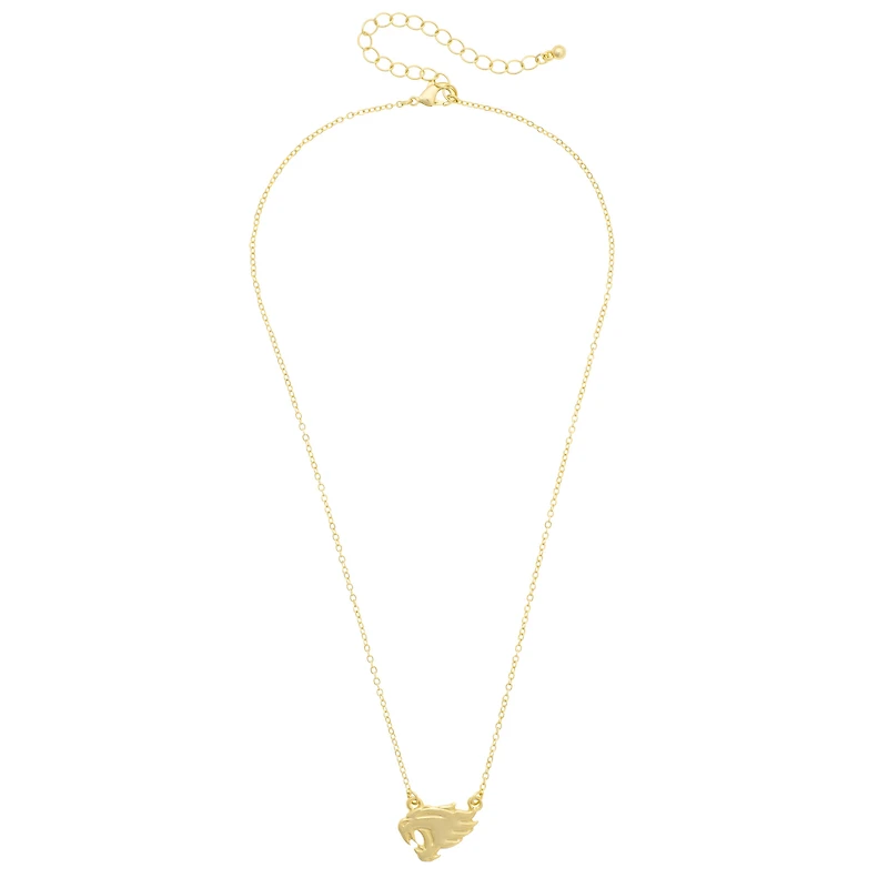 Women's CANVAS Style Kentucky Wildcats 24K Gold-Plated Stamped Necklace