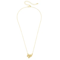 Women's CANVAS Style Kentucky Wildcats 24K Gold-Plated Stamped Necklace
