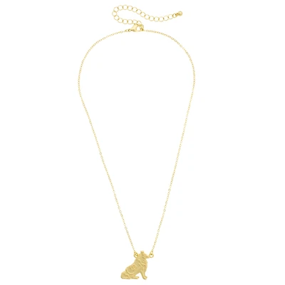 Women's CANVAS Style Texas A&M Aggies 24K Gold-Plated Stamped Necklace