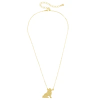 Women's CANVAS Style Texas A&M Aggies 24K Gold-Plated Stamped Necklace