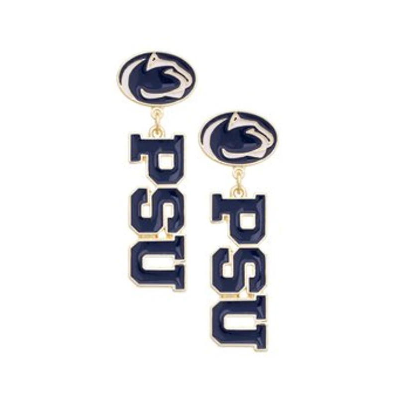 Women's CANVAS Style Penn State Nittany Lions Enamel Drop Earrings