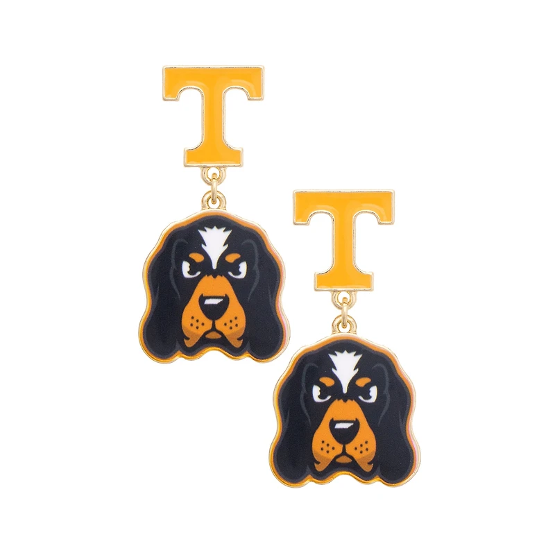 Women's CANVAS Style Tennessee Volunteers Enamel Drop Earrings