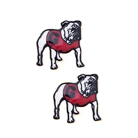 CANVAS Style Georgia Bulldogs Enamel Icon Stud Earrings