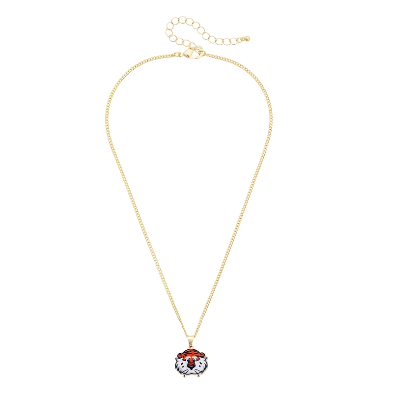 CANVAS Style Auburn Tigers Enamel Icon Necklace