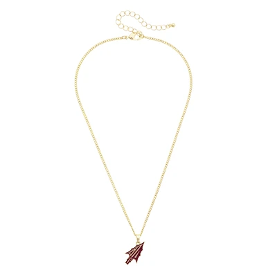 CANVAS Style Florida State Seminoles Enamel Icon Necklace