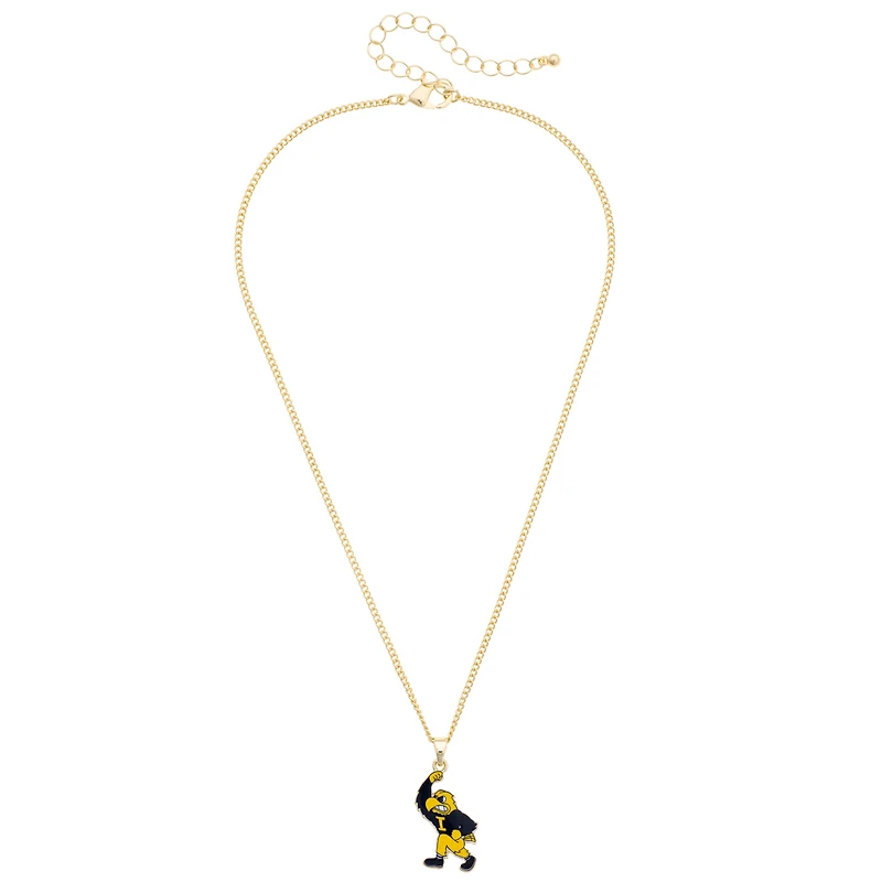 CANVAS Style Iowa Hawkeyes Enamel Icon Necklace