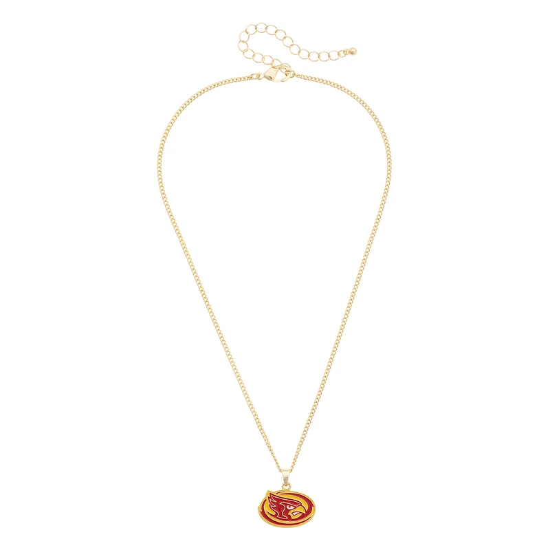 Women's CANVAS Style Iowa State Cyclones Enamel Icon Necklace