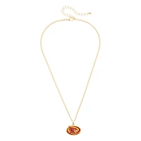 Women's CANVAS Style Iowa State Cyclones Enamel Icon Necklace