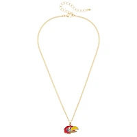 CANVAS Style Kansas Jayhawks Enamel Icon Necklace