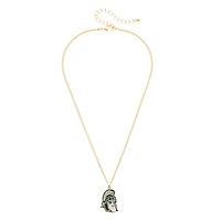 CANVAS Style Michigan State Spartans Enamel Icon Necklace