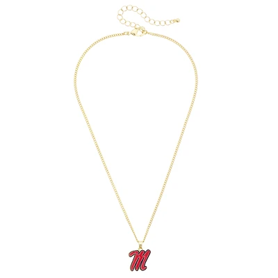 CANVAS Style Ole Miss Rebels Enamel Icon Necklace