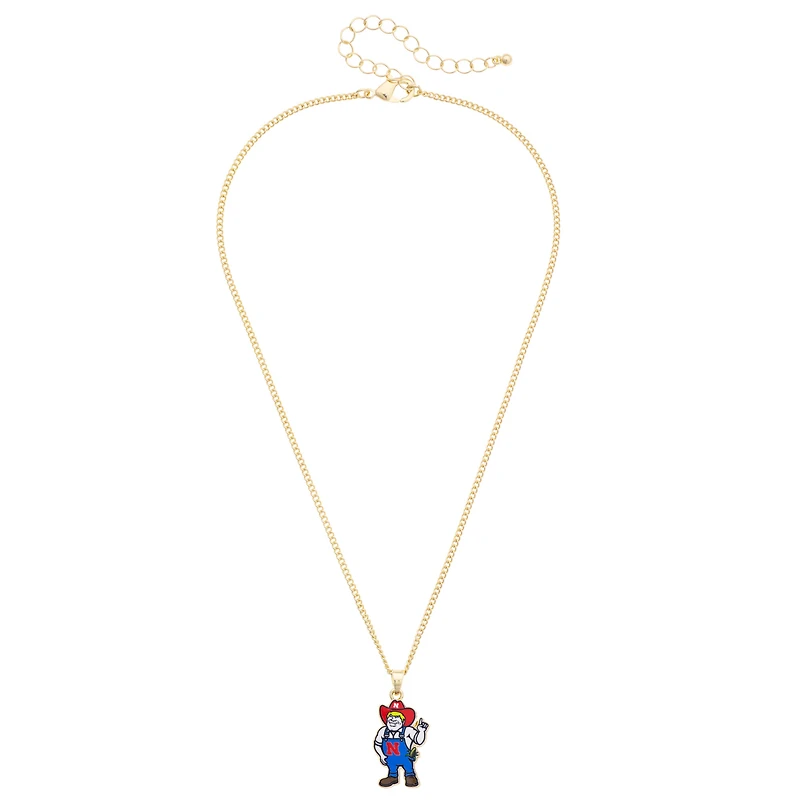 CANVAS Style Nebraska Huskers Enamel Icon Necklace