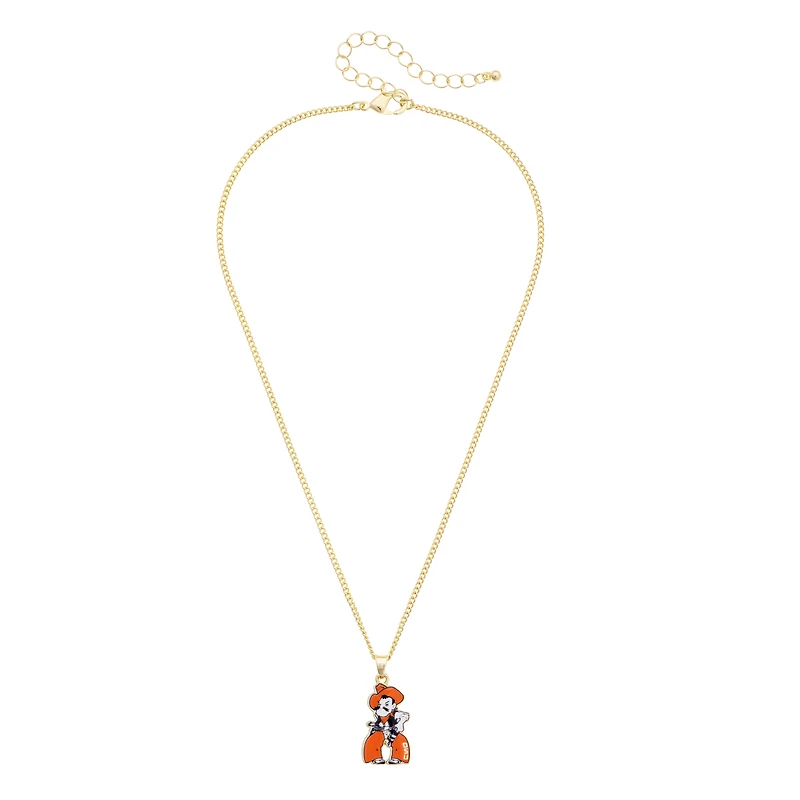 CANVAS Style Oklahoma State Cowboys Enamel Icon Necklace