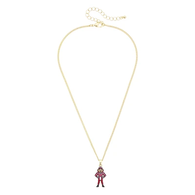 CANVAS Style Ohio State Buckeyes Enamel Icon Necklace