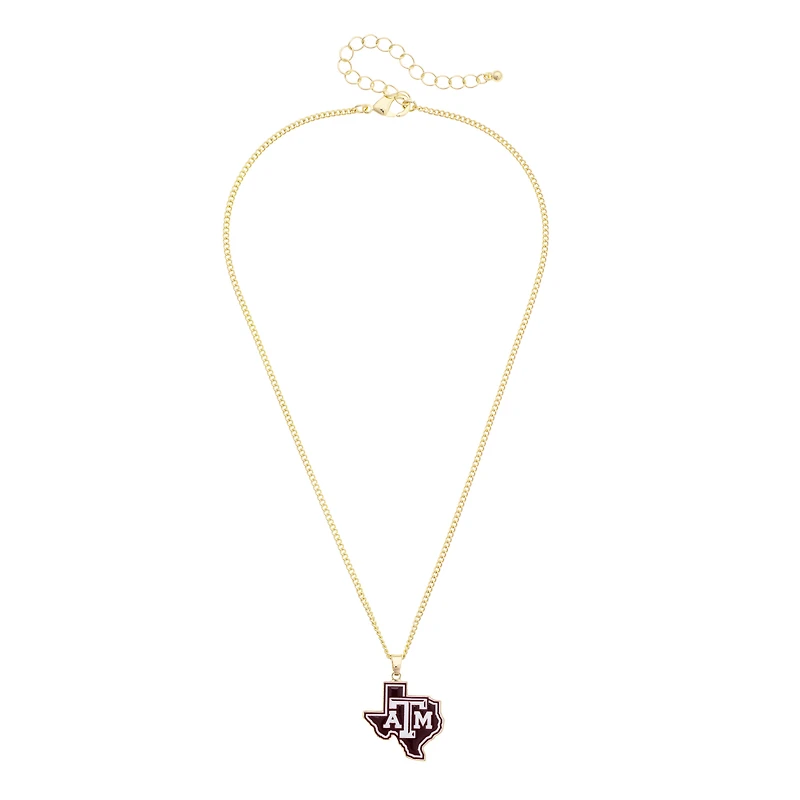 CANVAS Style Texas A&M Aggies Enamel Icon Necklace