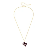 CANVAS Style Texas A&M Aggies Enamel Icon Necklace
