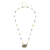 Women's CANVAS Style Florida Gators Logo Layering Necklace