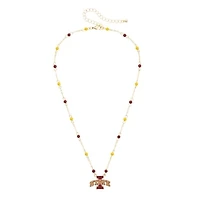 Women's CANVAS Style Iowa State Cyclones Logo Layering Necklace