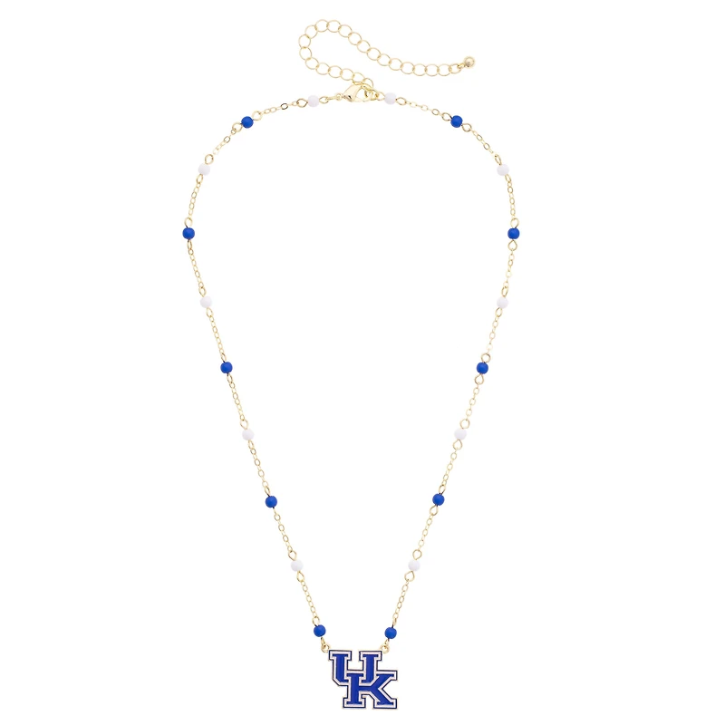 Women's CANVAS Style Kentucky Wildcats Logo Layering Necklace