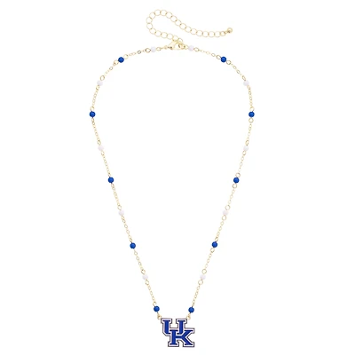Women's CANVAS Style Kentucky Wildcats Logo Layering Necklace
