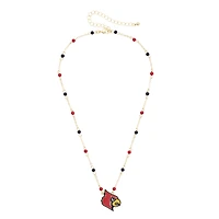 Women's CANVAS Style Louisville Cardinals Logo Layering Necklace