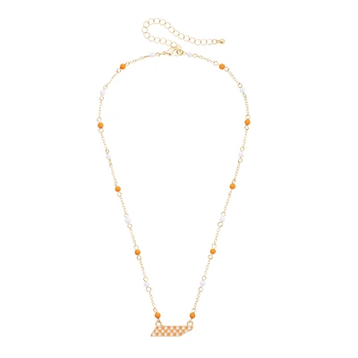 Women's CANVAS Style Tennessee Volunteers Logo Layering Necklace