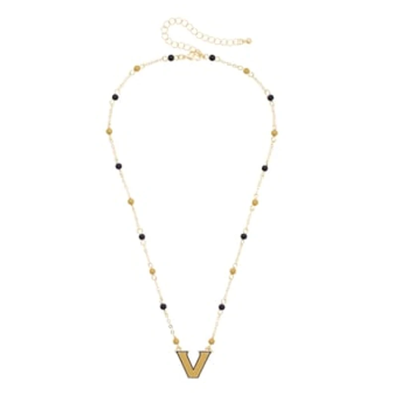 Women's CANVAS Style Vanderbilt Commodores Logo Layering Necklace