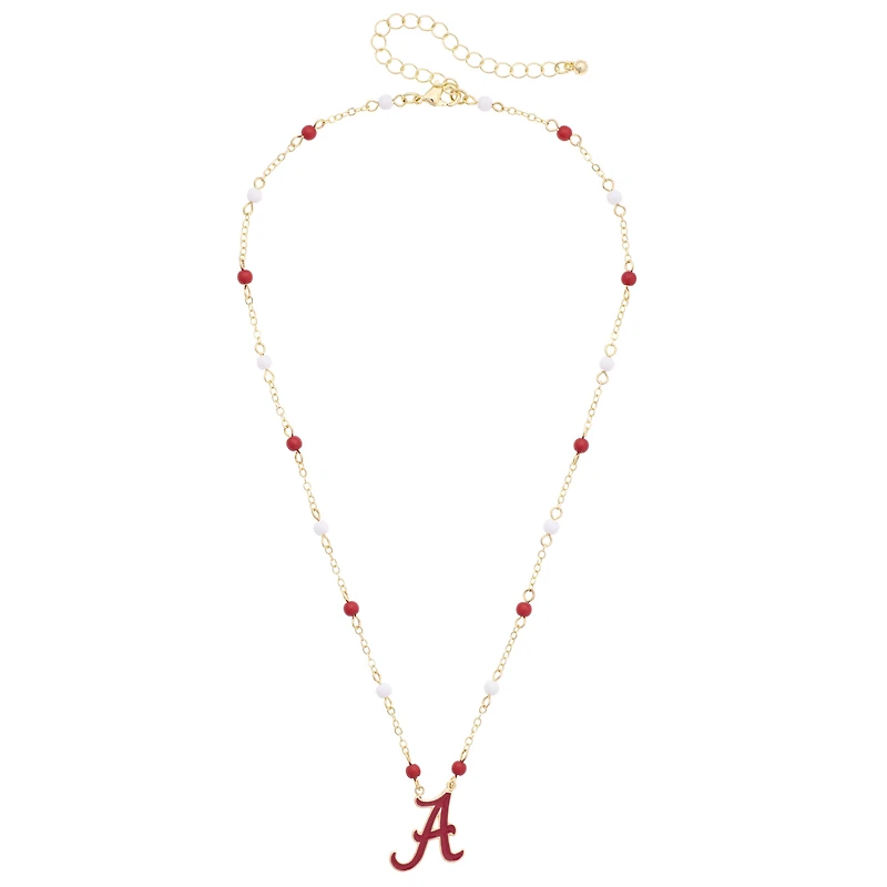 Women's CANVAS Style Alabama Crimson Tide Logo Layering Necklace