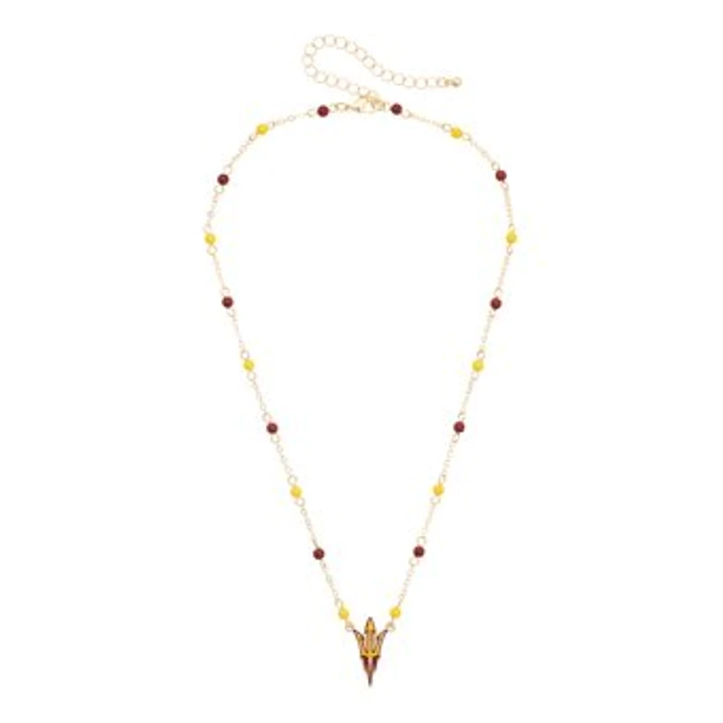 Women's CANVAS Style Arizona State Sun Devils Logo Layering Necklace