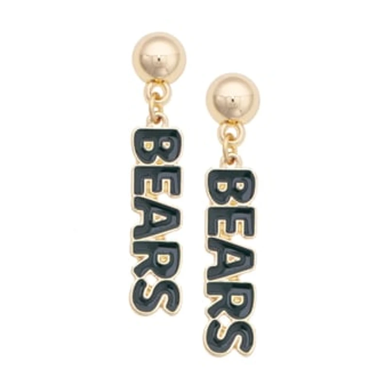 Women's CANVAS Style Baylor Bears Nameplate Earrings