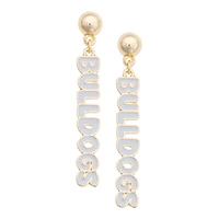 Women's CANVAS Style Mississippi State Bulldogs Nameplate Earrings
