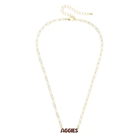 Women's CANVAS Style Texas A&M Aggies Nameplate Necklace