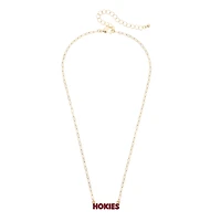 Women's CANVAS Style Virginia Tech Hokies Nameplate Necklace