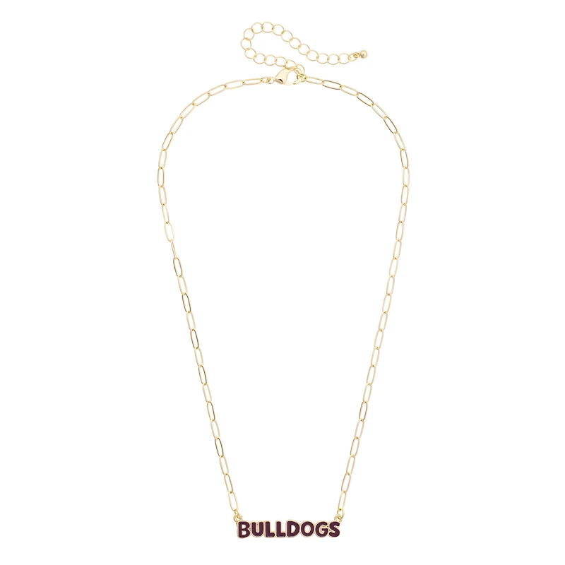 Women's CANVAS Style Mississippi State Bulldogs Nameplate Necklace