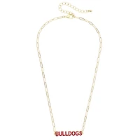 Women's CANVAS Style Georgia Bulldogs Nameplate Necklace