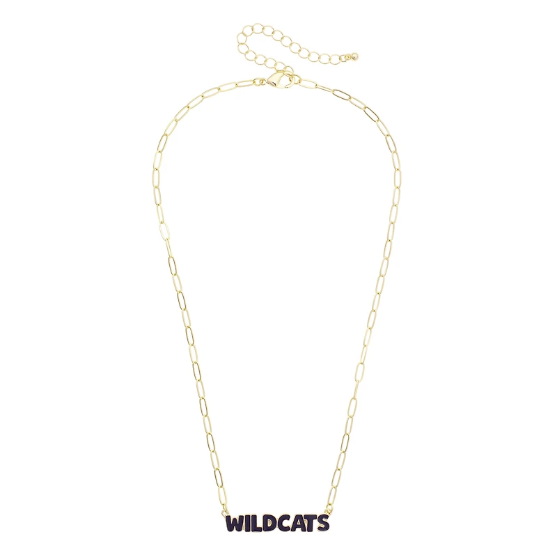 Women's CANVAS Style Kansas State Wildcats Nameplate Necklace
