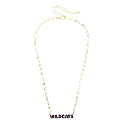 Women's CANVAS Style Kansas State Wildcats Nameplate Necklace