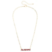 Women's CANVAS Style Alabama Crimson Tide Nameplate Necklace